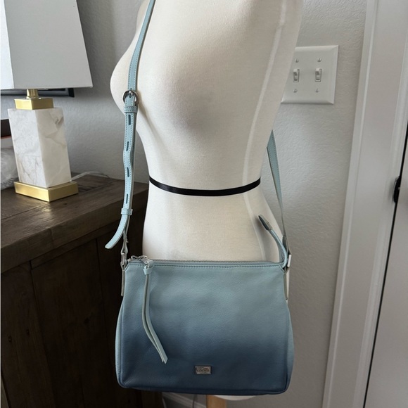 Lodis NWOT Blue Crossbody Bag with Structured Design - Picture 1 of 7